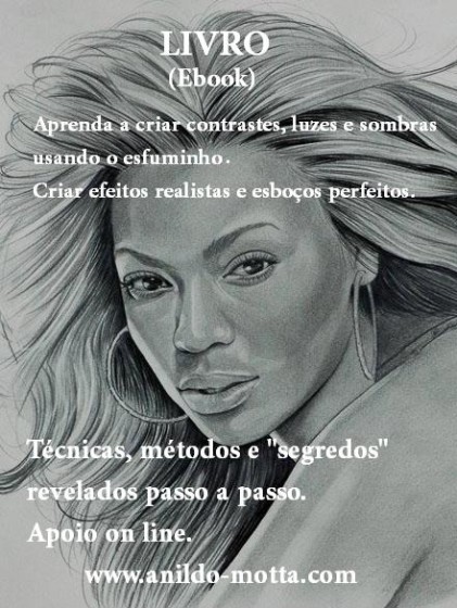 Byonce cantora Livro Pintura de retratos a làpis carvão