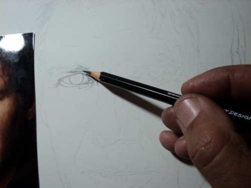 Desenho passo a passo Harrinso Ford